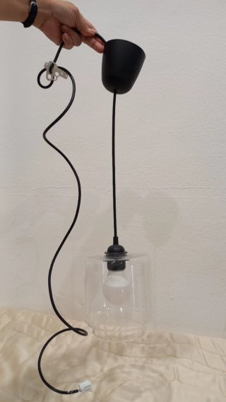 6 Lámparas Colgantes Cristal
