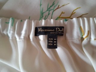 Falda Massimo Dutti Estampada Coral