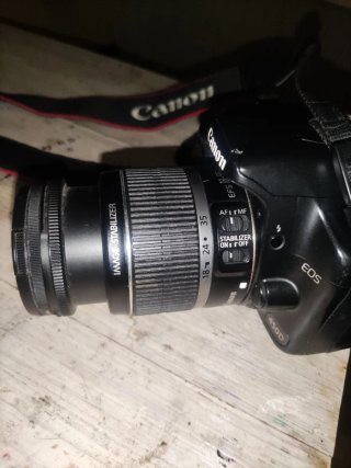 Canon EOS 450D + Objetivo 18-55mm + correa origina