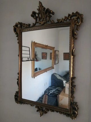 Espejo Mid Century ornamentado