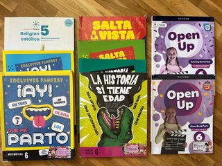 Libros 6º primaria LA INMACULADA PONFERRADA.