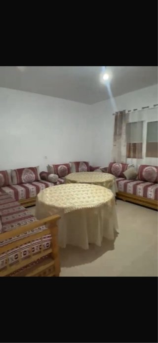 Salón marroquí madera y tela