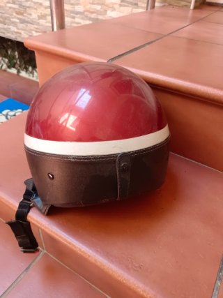 Casco Moto Climax Scooter Rojo/Negro
