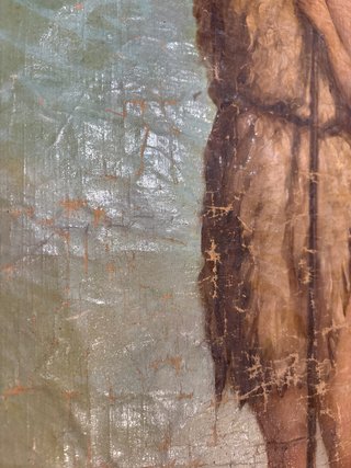 Pintura San Juan Bautista Siglo XIX