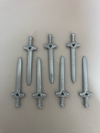 7 Espadas Playmobil Plata