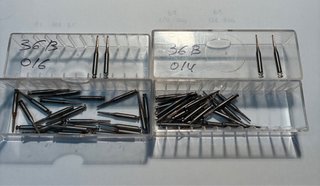Fresas Komet Acero 36B 016 y 014