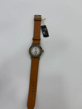 Reloj Lotus correa marrón y dorado