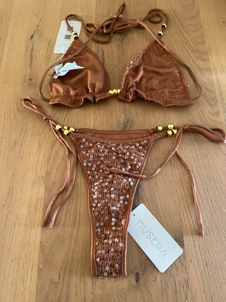Bikini Musera con paillettes, tg M