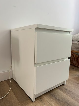 Comodino bianco Ikea