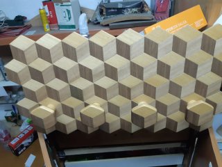 Percheros madera 3D hechos a mano