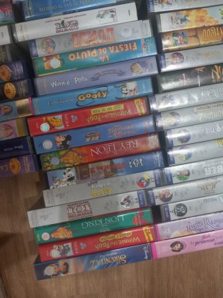 Lote Películas VHS Disney y Animación. Originales.