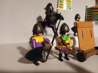 Playmobil Guerreros con Catapulta
