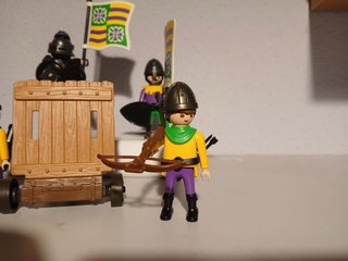 Playmobil Guerreros con Catapulta