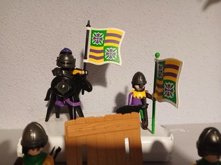 Playmobil Guerreros con Catapulta