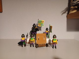 Playmobil Guerreros con Catapulta