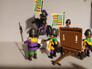 Playmobil Guerreros con Catapulta