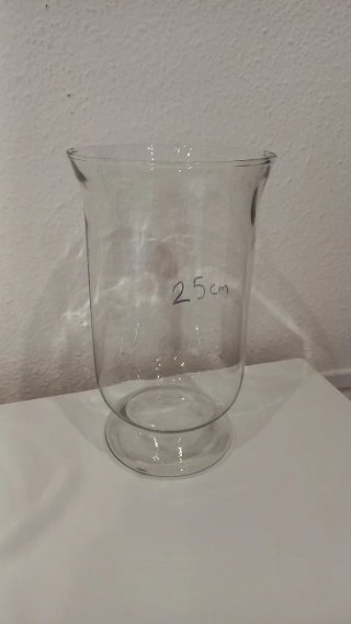4 Jarrones de Cristal Decorativos