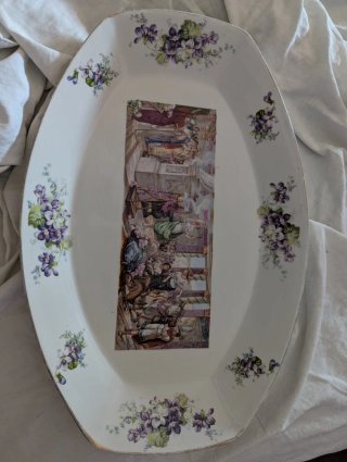 Bandeja o fuente porcelana Beswick Pottery