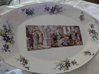 Bandeja o fuente porcelana Beswick Pottery