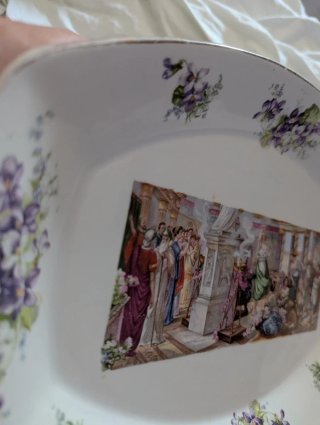 Bandeja o fuente porcelana Beswick Pottery