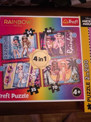Puzzles Princesas, Mickey y Rainbow. 3x10€
