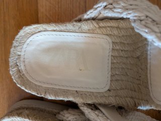 Sandalias Zara trenzadas beige