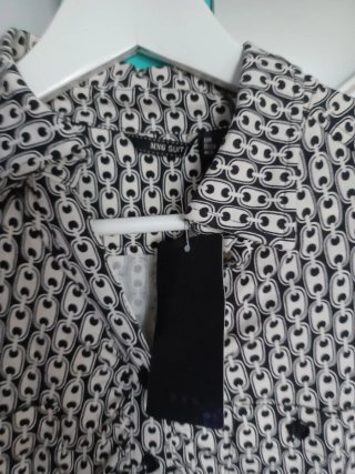 Vestido casual estampado Mango