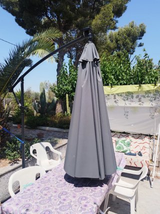 Carpa o paraguas de 3x3 con luz