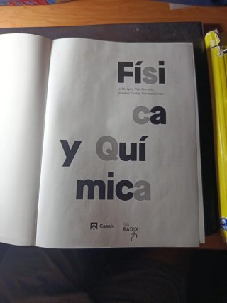 Física y Química Bachillerato RADIX