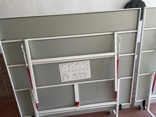 Mesa de Ping Pong Plegable Azul