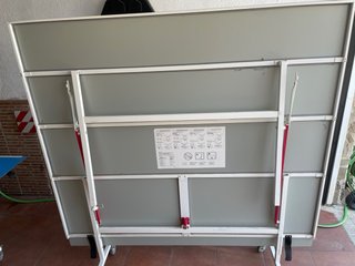 Mesa de Ping Pong Plegable Azul
