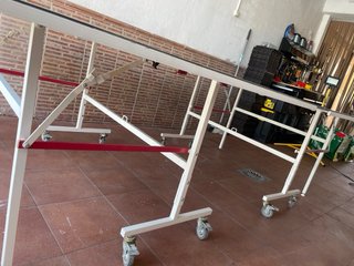 Mesa de Ping Pong Plegable Azul