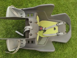 Silla Portabebés Bicicleta Gris/Verde