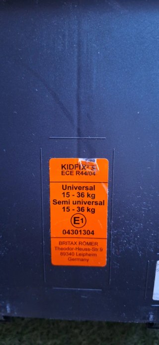 Silla coche Britax Römer Isofix