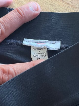 Falda pantalón Nike dri-fit tenis pádel negra