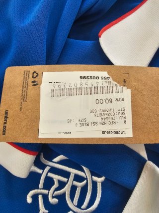 Camiseta de fútbol Rangers temporada 25/26
