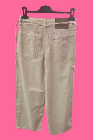 Pantaloni bianchi Zara Kids con laccetto
