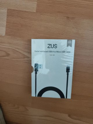 Cable ZUS USB-A a Micro USB Kevlar 1.2m