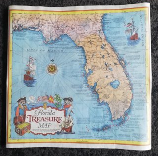 Florida Treasure map