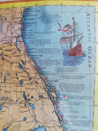 Florida Treasure map