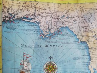 Florida Treasure map