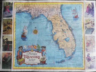 Florida Treasure map