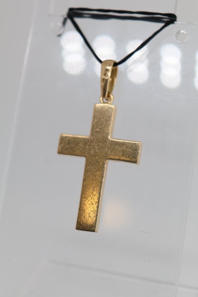 J-0884 Colgante Cruz Oro 18K