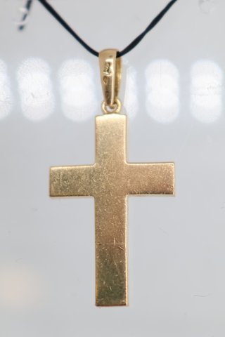J-0884 Colgante Cruz Oro 18K