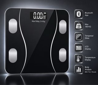 Bilancia Pesa Persone Digitale Bluetooth