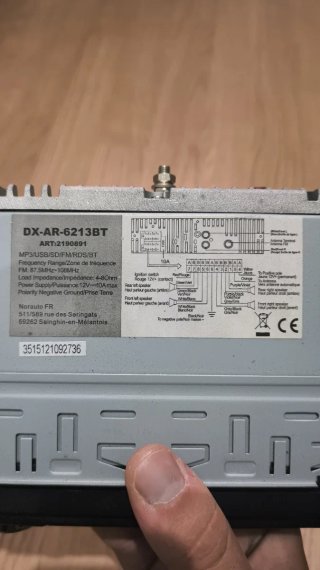 Soporte Radio BMW E46 Original + Radio
