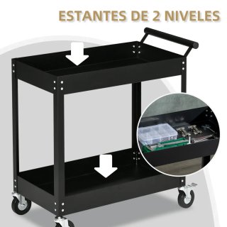 Carro de herramientas 2 niveles