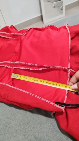 Vestido Niña Gitana Rojo Volantes Talla M