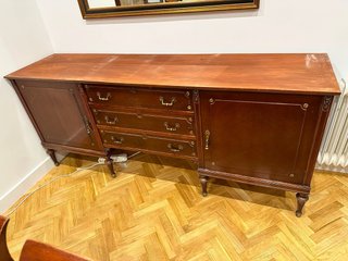 Aparador trinchero de madera antiguo