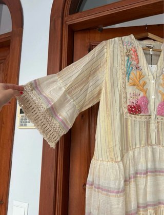 Vestido Boho Vintage Multicolor/ vestido ibicenco